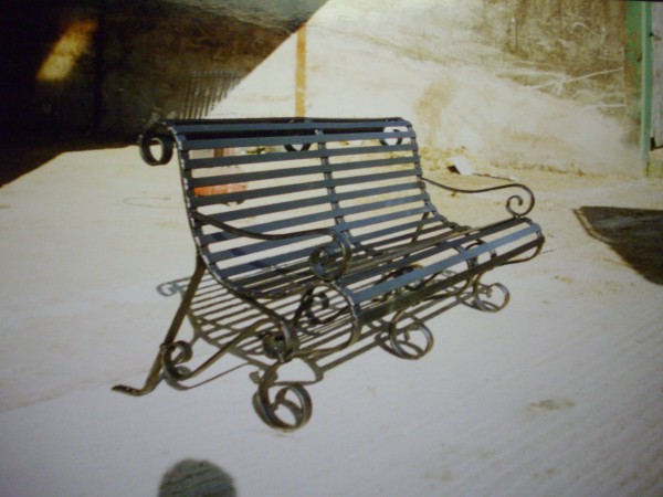 Metal Garden Bench