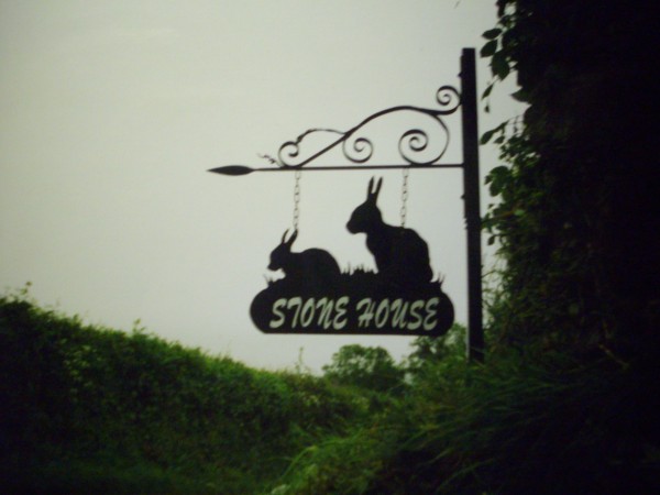 Rabbits House Sign