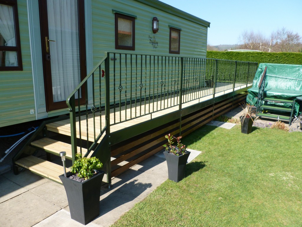 Caravan Steps and Railings