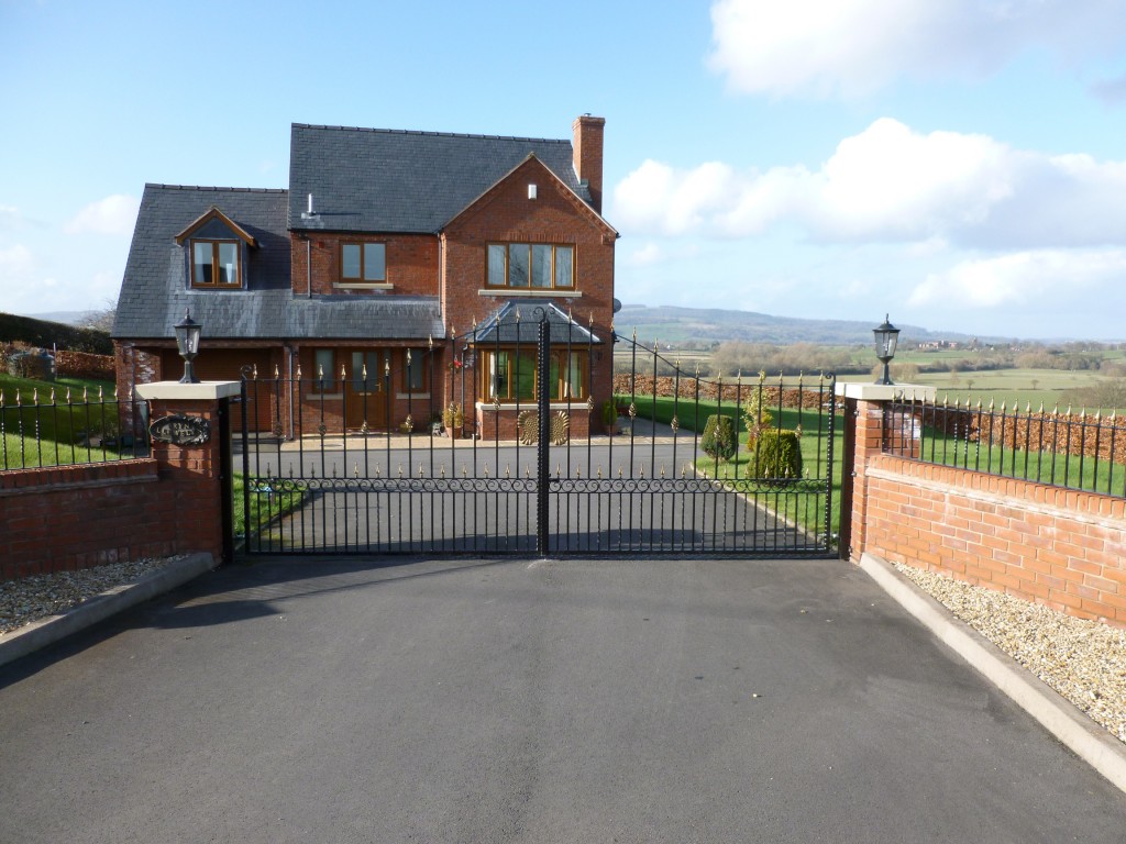 Ornate Black and Gold Gates and Railings