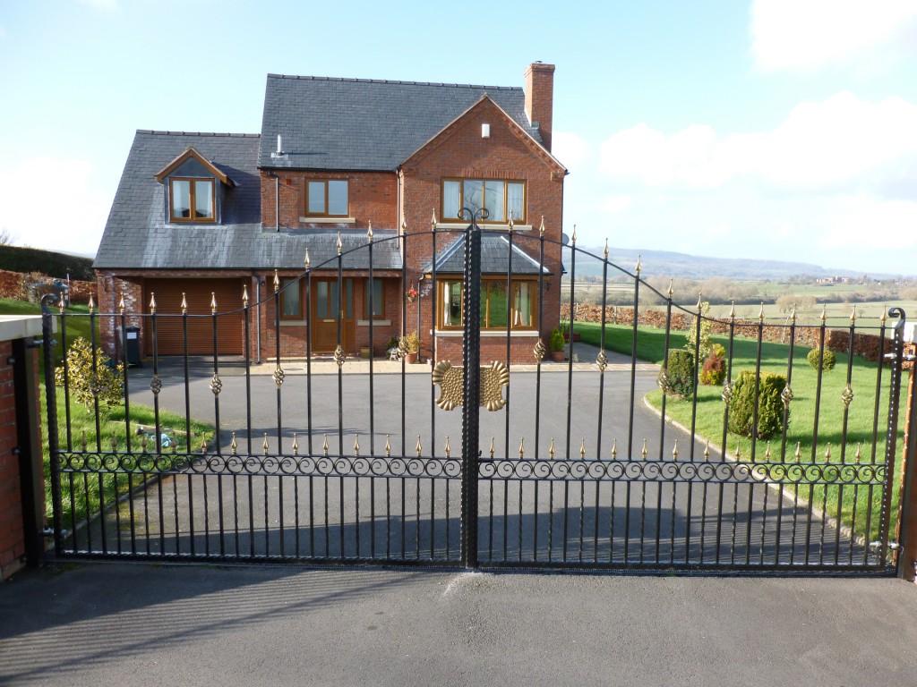 Ornate Black and Gold Gates and Railings