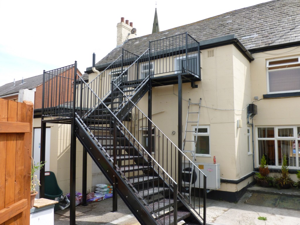 Metal Stairs up to Flat or Office